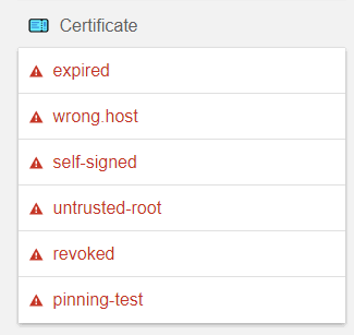 Chrome Privacy Error Tests Chrome Privacy Error Tests