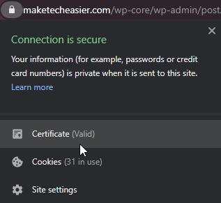 Chrome Privacy Error View Chrome Privacy Error View