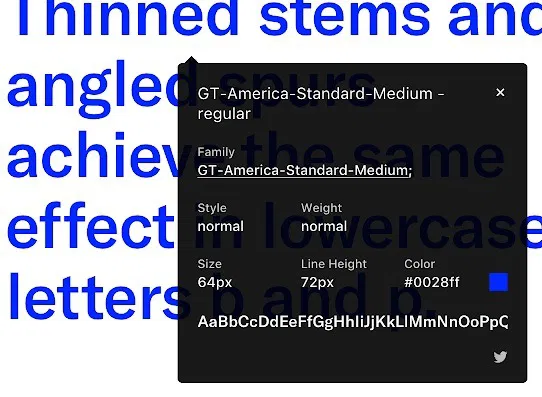 Chrome Web Whatfont 1