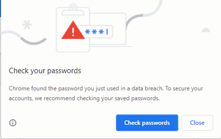 Chrome Password Breach Password Checkup Click Check Passwords 3