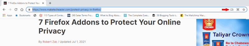 Chrome Tab Sharing Click Laptop Icon Send To Device Name 1