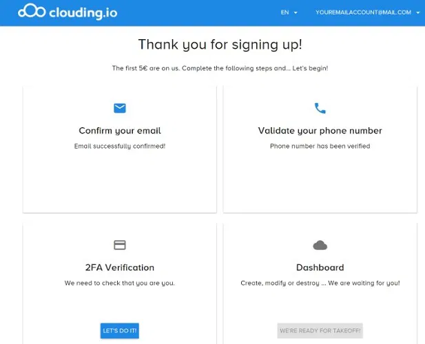 Clouding.io Account Confirmation 1