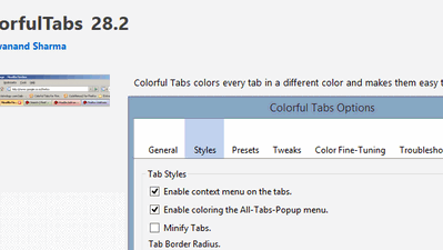 Add Coloured Tabs to the Firefox Interface