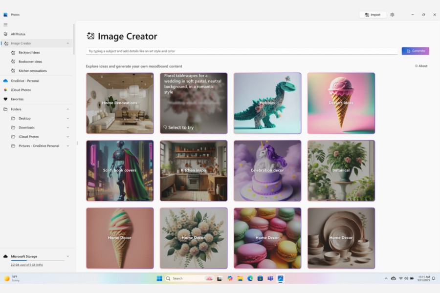 Copilot Image Creator Tool for Windows.