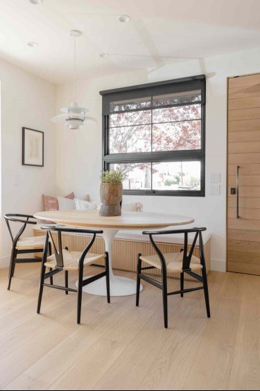 scandi breakfast nook