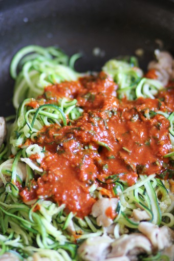 Creamy Zucchini Pasta