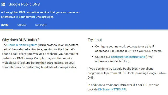 dns-error-google