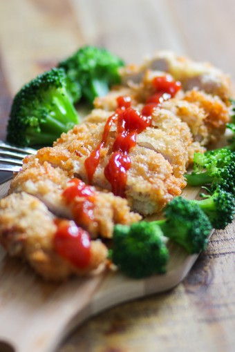 Deep-fried Pork Cutlet with Cheese (Tonkatsu)