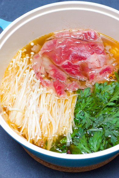 Instant Ramen with Beef and Vegetables