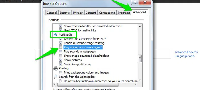 Disable-Gif-in-Browser-Allow-animation-internet-explorer