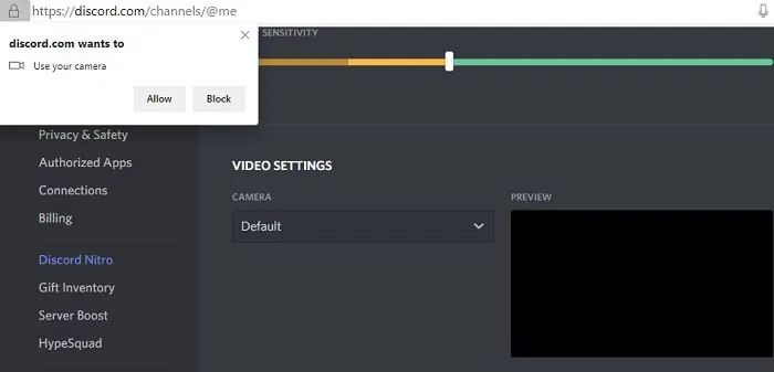 Discord Screenshare Camera Ok