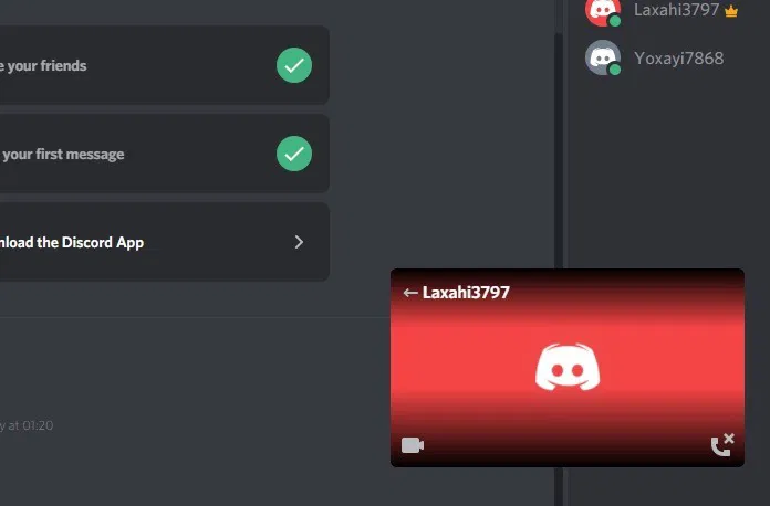 Discord Screenshare Video Received