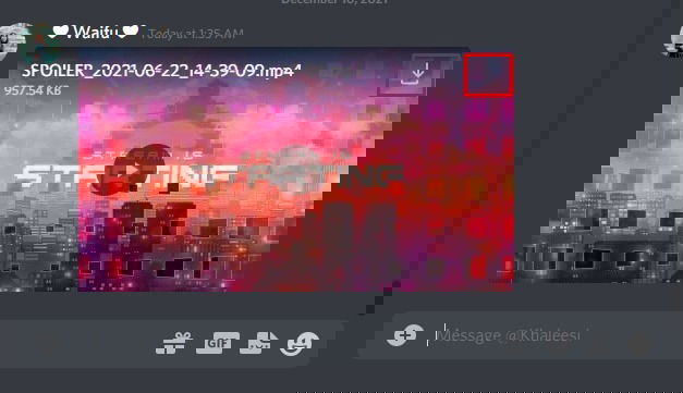 Discord Download Video