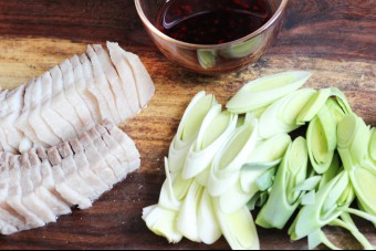 Double cooked pork ingredients