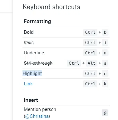dropbox-paper-shortcuts dropbox-paper-shortcuts