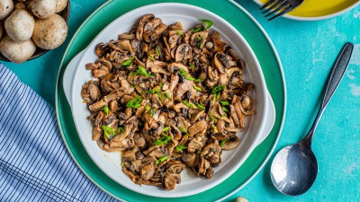 White Wine-Garlic Sauteed Mushrooms