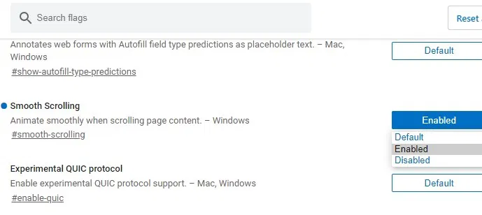 Edge Flags Smooth Scrolling 1