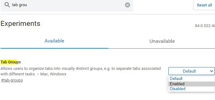 Edge Flags Tab Groups 1