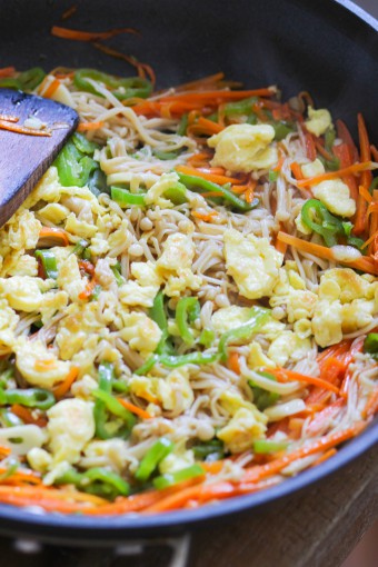 Scrambled Egg Vegetable Stir Fry-2