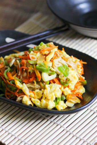 Scrambled Egg Vegetable Stir Fry Image