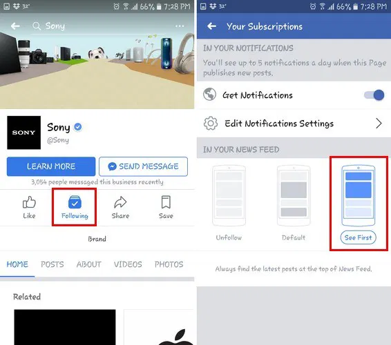 facebook-androidsony facebook-androidsony