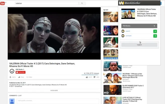 Firefox Social Extensions Watch2gether 1