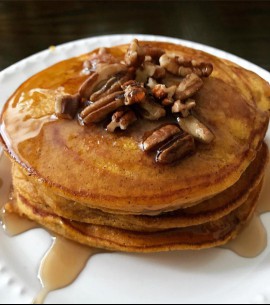 Light and Fluffy Pumpkin Pancakes