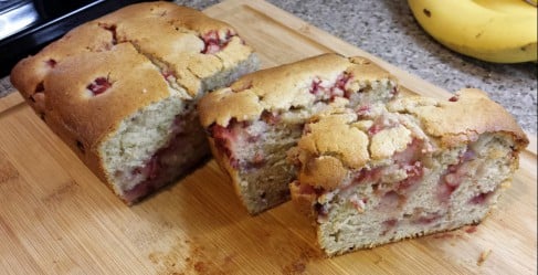 Strawberries & Cream Bread (Strawberry or Blueberry)