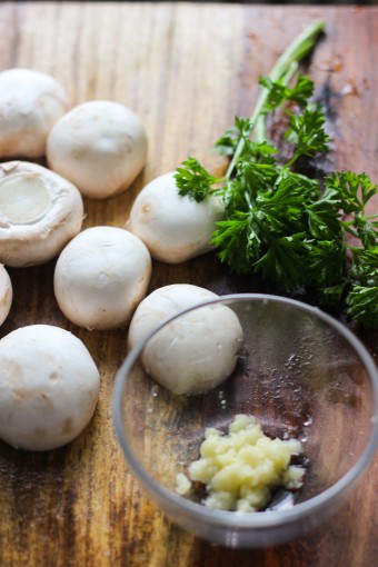 Pan-roasted Garlic Butter Mushrooms Ingredient