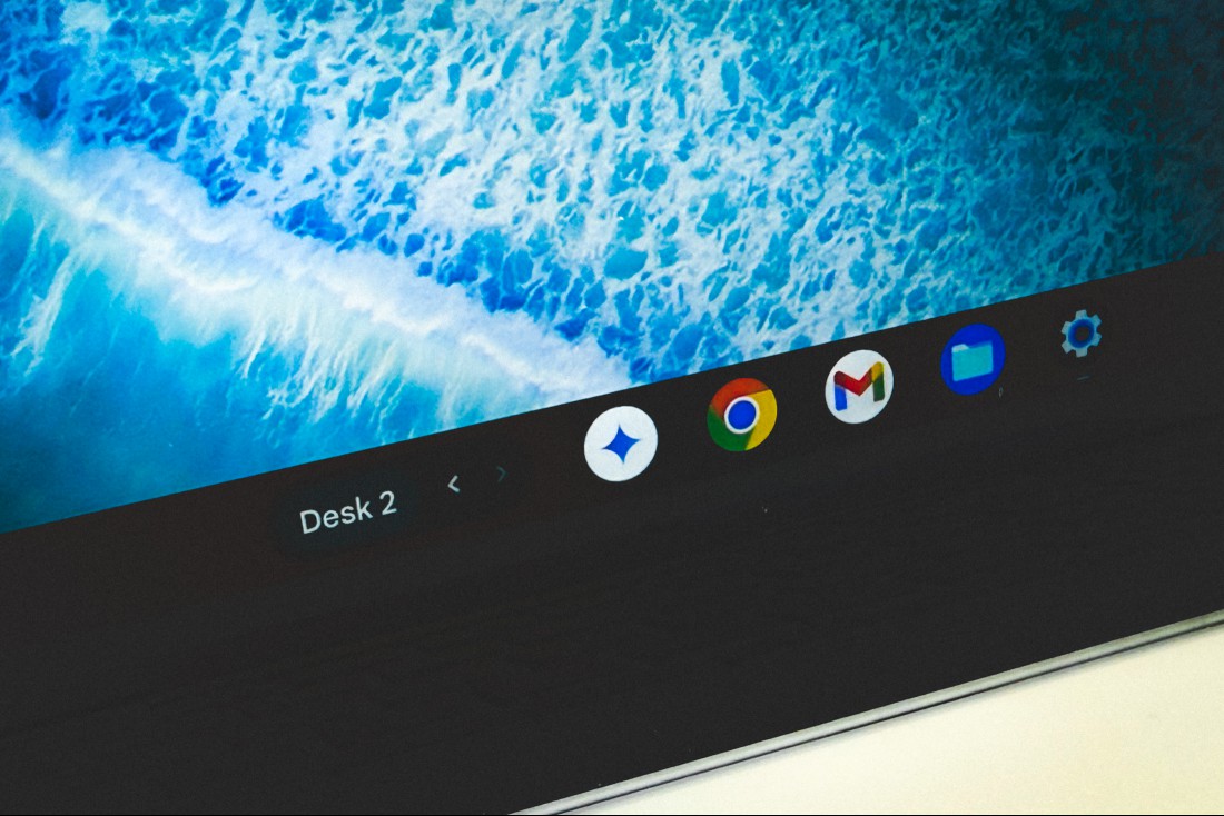 Gemini in the dock of a Chromebook.