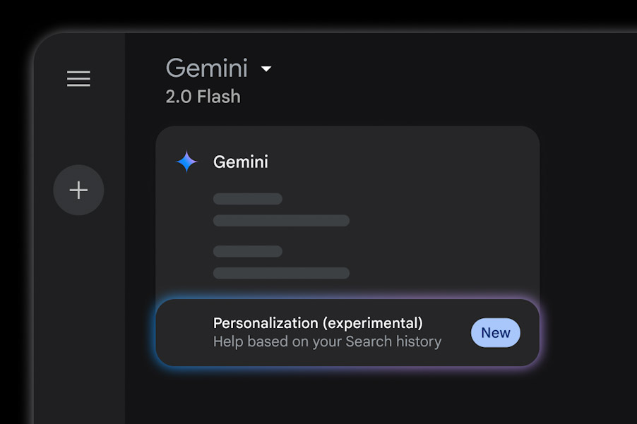 Gemini personalization feature.