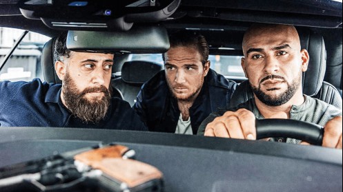 A still from the German TV show Block 4.