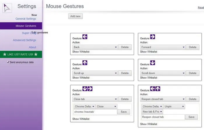 gestures-crxmouse gestures-crxmouse