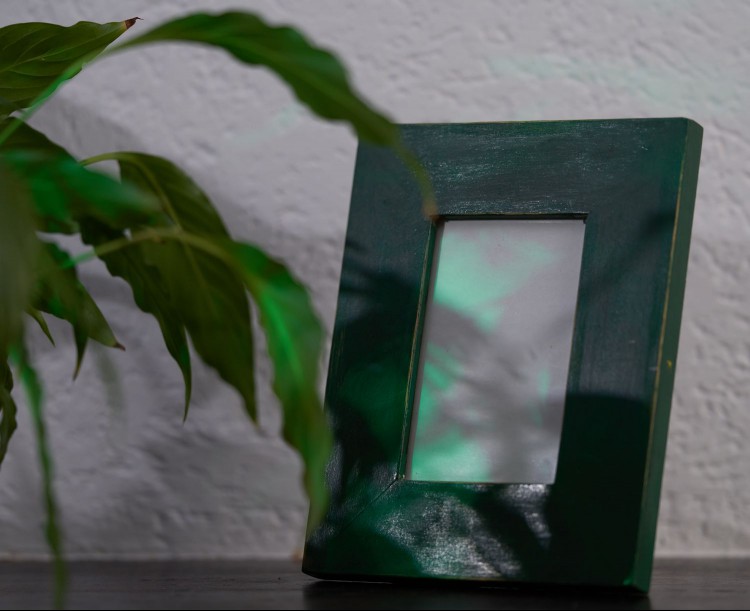 vintage picture frame painted refurbished diy