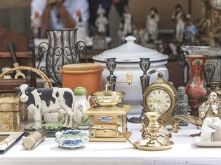 vintage objects on a table