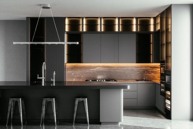 Charcoal kitchen