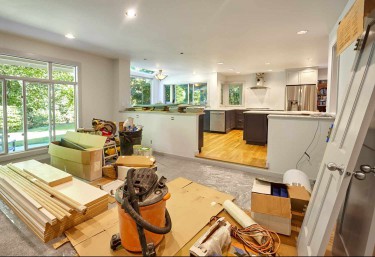 home mid-renovation
