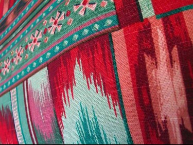 Flamestitch fabric