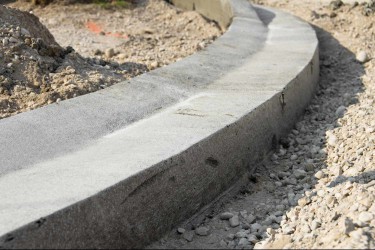 concrete curb construction