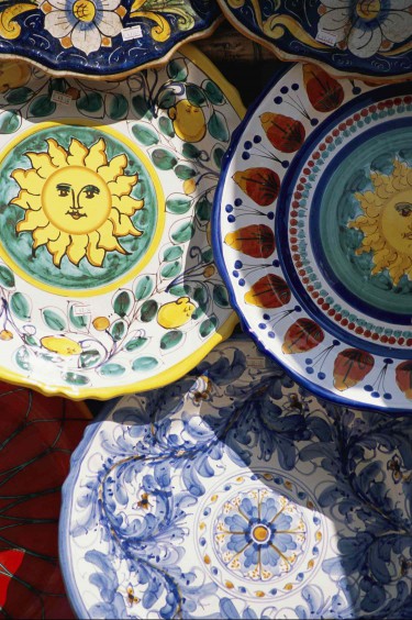 Italian hand-painted dishware