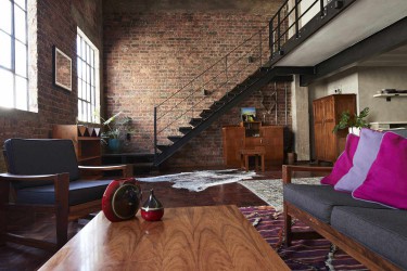 loft in modern apartment