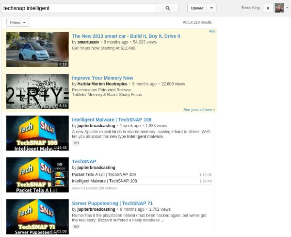 YouTube Search