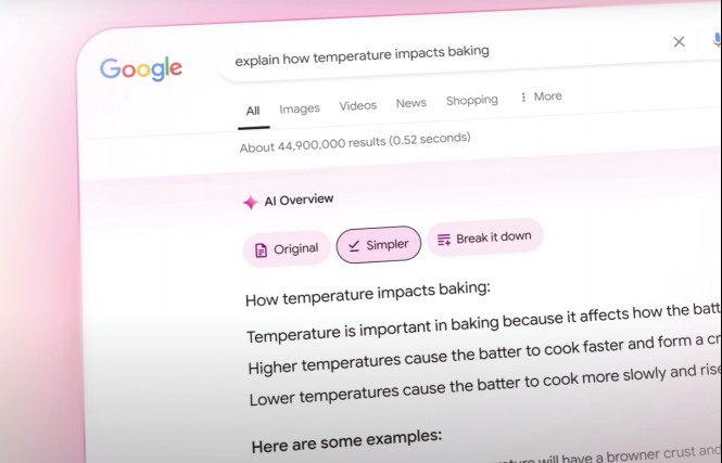 AI Overviews being shown in Google Search.