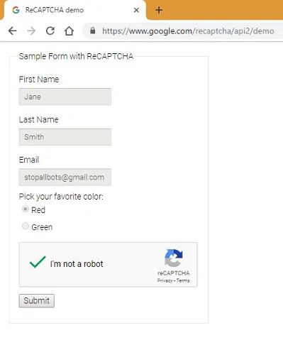 Google captcha solved Google captcha solved
