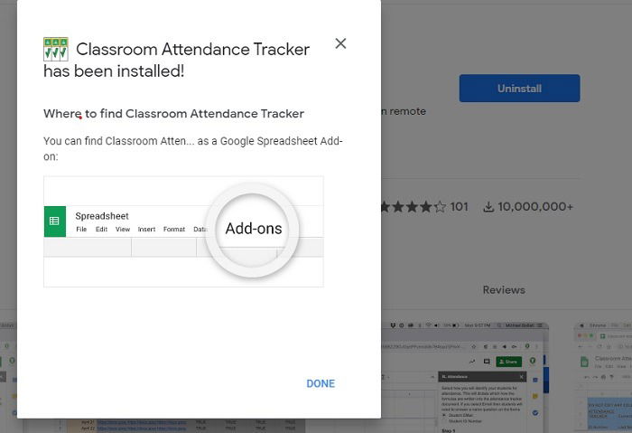 Google Classroom Attendance Tracker