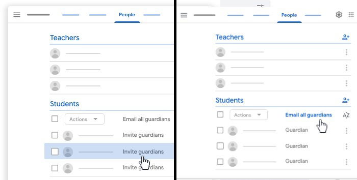 Google Classroom Guardians