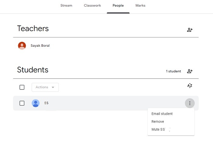 Google Classroom Private Comment Student