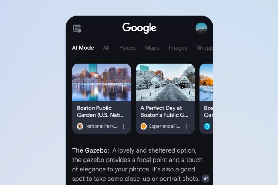 Google AI Mode for Search.