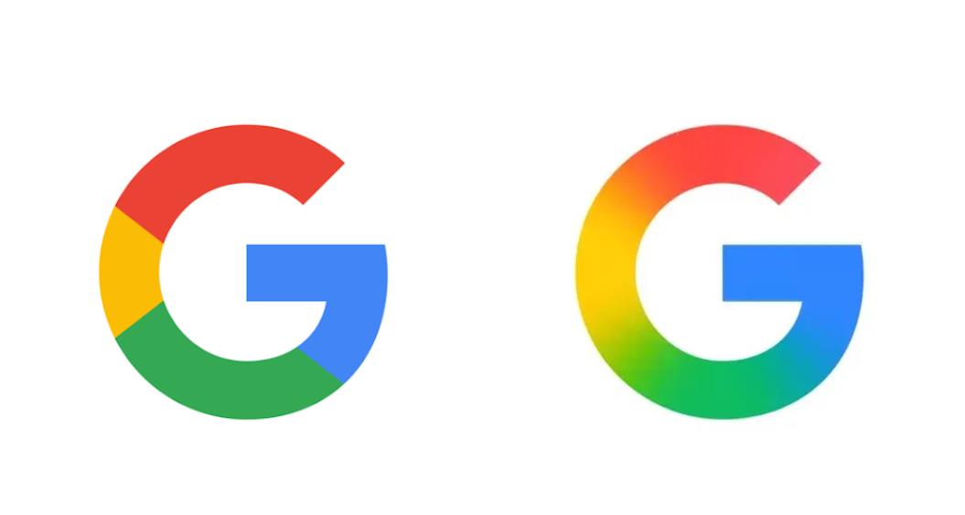 Google's G icon has been updated with a gradient effect