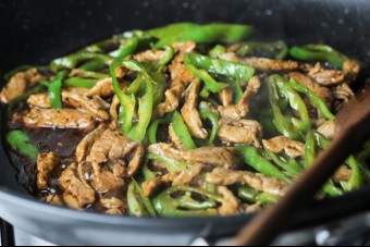 Stir Fry Green Pepper and Pork